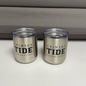 ROLL TIDE! Set of two Insulted, Stainless Steel Tumblers